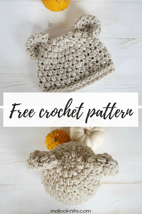 Easy crochet newborn hat pattern. This crochet hat pattern is very easy to make for your tiny newborn or charity donations. #crochetnewbornhat #newbornhatcrochetpattern #crochethatpatternfree Crochet Newborn Hat Pattern, Newborn Hat Pattern, Crochet Newborn Hat, Crochet Newborn, Creative Crochet, Crochet Hats Free Pattern, Newborn Crochet, Newborn Hat, Crochet Inspiration