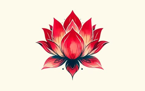 Color Lotus Flower Tattoo Meaning Mens Lotus Flower Tattoo, Lotus Tattoo Color, Lotus Flower Tattoo Red, Lotus Flower Tattoo Color, Lotus Flower Tattoos, Lotus Color Tattoo, Tattoo Lotus, Lotus Flower Color Tattoo, Colorful Lotus Flower Tattoo Ideas