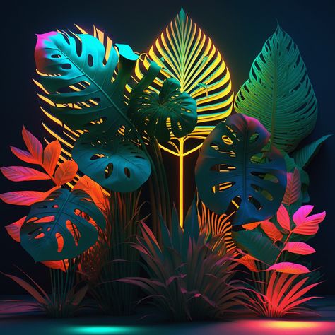 Neon on Behance Hand Christmas Tree, Salon Suite Decor, Summer Window Display, Beach Wall Murals, Fire And Desire, Neon Jungle, Wall Street Art, Gents Kurta Design, Modern Graphic Art