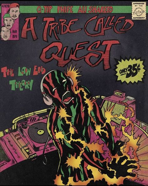 A Tribe Called Quest, Tribe Called Quest, Draw Drawing, Drawing Art, Art Artwork, Comic Book, Instagram A, Digital Illustration, Instagram