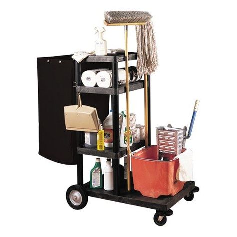 Cleaning Equipment Storage, Diy Cleaning Cart, Cleaning Trolley, Cleaning Cupboard, Cleaning Cart, Hotel Housekeeping, Cart Storage, Cleaning Supplies Organization, Cleaning Painted Walls