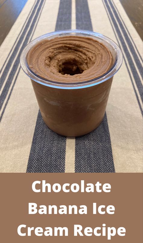 Chocolate Banana Ice Cream Recipe Banana Ice Cream Ninja Creami, Ninja Creami Coffee Ice Cream Recipe, Ninja Creami Gelato Recipe, Ninja Creami Deluxe Recipes, Ninja Ice Cream Recipes, Chocolate Raspberry Ice Cream, Ninja Appliances, Ninja Creami Ice Cream Recipes, Raspberry Ice Cream Recipe