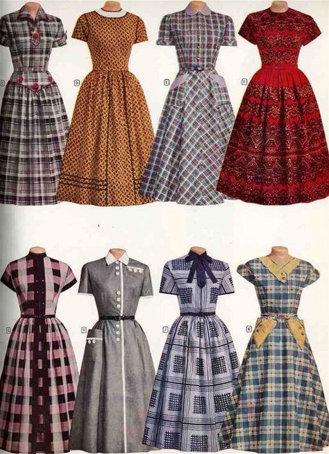 que vestido esta mas bonito Modest Winter Fashion, 1950s Girl, 1950 Fashion, Design Moda, Look Retro, Fashion 1950s, Montgomery Ward, 50 Style, Retro Mode