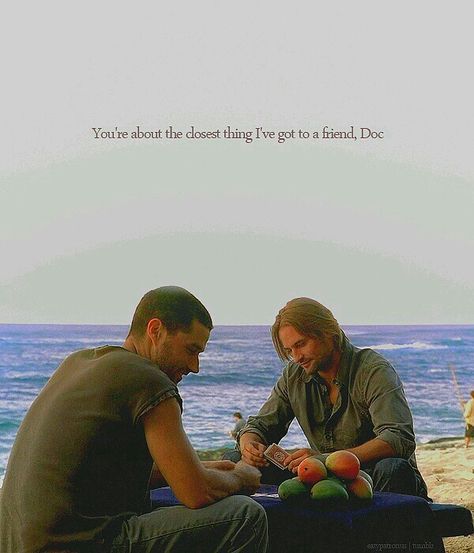 You' re about the closest thing i' ve got to a friend, Doc. #jack #sawyer #lost  💚 Lost Tv Show, Devious Maids, Lost Quotes, Hemlock Grove, Lets Get Lost, Im Lost, In Another Life, Lost Love, Best Tv Shows