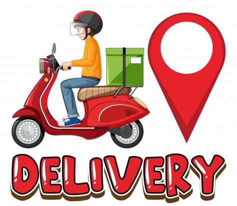 Delivery logo with bike man or courier F... | Free Vector #Freepik #freevector #man #cartoon #mobile #delivery Delivery Logo, Riding Scooters, Trendy Graphic Design, Retro Scooter, Pizza Delivery Guy, Doodle Icon, Retro Logos, Tropical Climate, Icon Collection