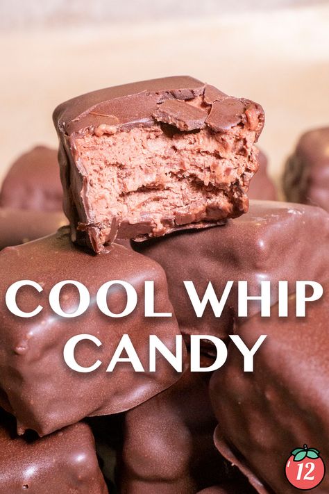 Cool Whip Candy | 12 Tomatoes Coolwhip Chocolate Candy, Cool Whip Candy 12 Tomatoes, Cool Whip Candy Recipe, Easy Cool Whip Candy, 12tomatoes Recipes, Cool Whip Candy, Recipes With Cool Whip, Candy Bar Recipe, Filled Candy