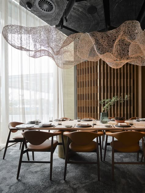 Woodcut Restaurant by loopcreative | Eat Drink Design Awards Private Dining Room Restaurant, Restaurant Interior Design Modern, Best Restaurant Design, Sydney Hotel, Bar Design Awards, Vip Room, Dining Design, Private Dining Room, Sydney Harbour