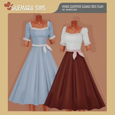 Sims 4 Cc 1980s Clothes, Vintage Outfits Sims 4 Cc, Sims 1950s Cc, Sims 4 50s Dress, Sims 4 Apron Dress, Sims 4 Cc 1950s Furniture, 1940 Sims 4 Cc, 1950 Sims 4 Cc, Sims 4 Pinup Cc