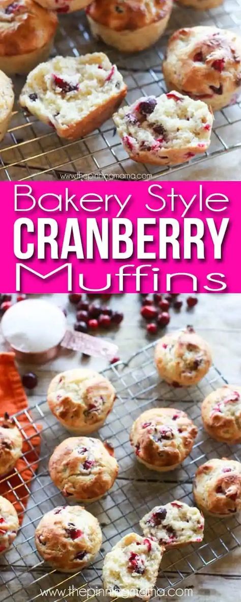 Thanksgiving Cranberries, Fresh Cranberry Muffins, Cranberry Recipes Muffins, Fresh Cranberry Recipes, The Pinning Mama, Fresh Cranberry, Soup Appetizers, Cranberry Muffins, Sweet Muffin