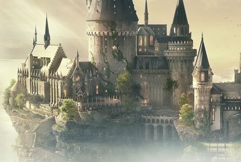 Hogwarts Legacy on Behance Harry Potter Characters Names, Model Castle, Harry Potter Castle, Hogwarts Legacy, Hogwarts Castle, J K Rowling, Soft Wallpaper, Fantasy Fiction, Keys Art