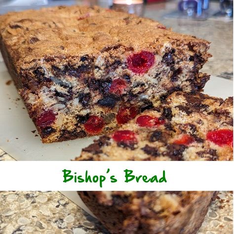 Bishop's Bread Recipe, Bishops Bread, Hawaiian Bread, Dessert Breads, Hungry Girl, Recipes Christmas, Maraschino Cherry, Cookies Recipes, Cookies Recipes Christmas