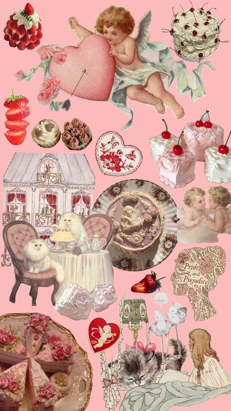 Vintage Valentine Aesthetic, Vintage Valentines Day Aesthetic, Vintage Valentines Aesthetic, Galentines Aesthetic, Valentine Dinner Party, Valentine Dinner, Heart Day, Vintage Valentines, Dinner Party