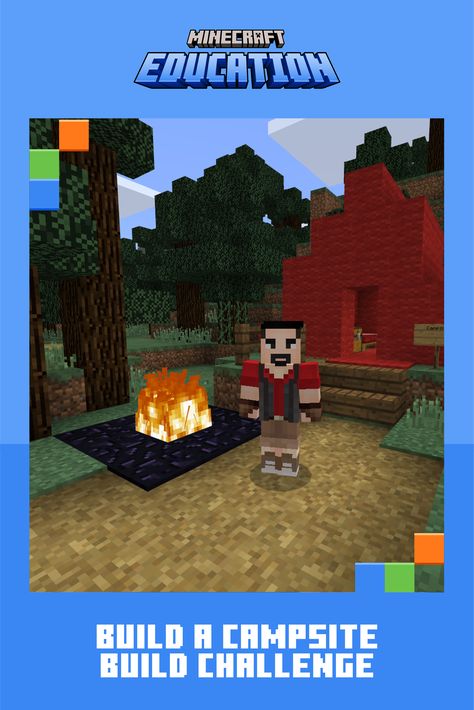 Put the camping (minus the mosquitoes) into your #EdTech or #STEM camp this summer with the Campsite Build Challenge for #MinecraftEdu
Pitch your 🏕️ today! Campsite Minecraft, Minecraft Activities, Minecraft Education, Minecraft Shops, Stem Camp, Student Ambassador, Teachers Lounge, Microsoft Corporation, School Leader