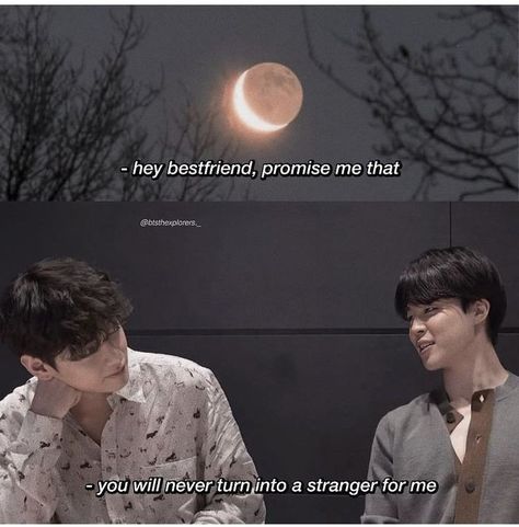 Soulmate Quotes Friendship, Vmin Quotes, Friendship Quotes Aesthetic, Silent Words, 1 Line Quotes, Me And Myself, Bts Lyrics, Bts Vmin, Bts Lyrics Quotes