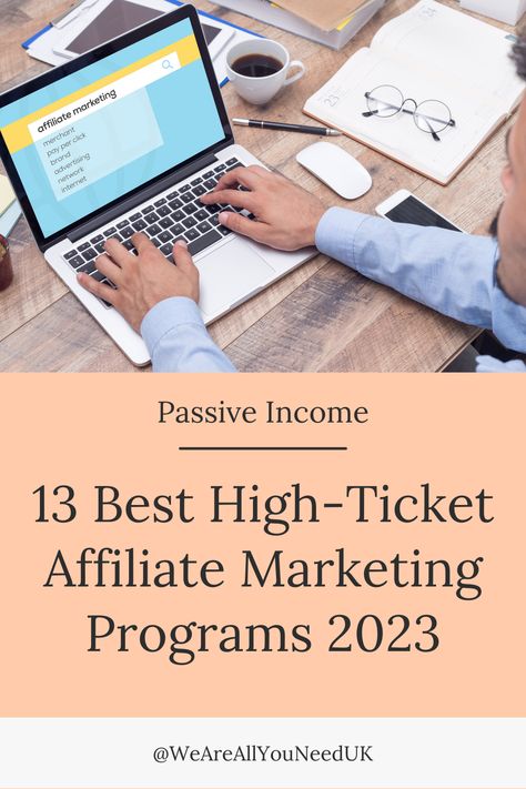 Discover the best high-ticket affiliate marketing programs that offer high one-time payouts, recurring commissions, or both. #ProfitingOnline #AffiliateMarketing101 #InternetProfits #AffiliateProfitability #AffiliateKnowHow High Ticket Affiliate Marketing, Get Paid Online, Online Course Creation, Brand Advertising, Business Data, Marketing Tactics, Affiliate Marketing Programs, Instagram Bio, Affiliate Marketer