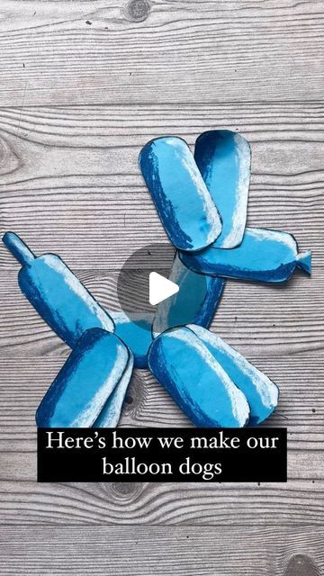 Meagan Carloss on Instagram: "This lesson is SO fun and has a super high success rate! 🎈🐶Students learn about Jeff Koons, then create a balloon dog inspired by his artwork. This can be done in one day, or layered with a background. We use 9x12 construction paper and oil pastels-but crayon works too. To help students fit all 10 pieces on their page, I created tracers. I also made a template that you can print directly onto construction paper or colored card stock to save time or to use with younger grades. Comment BALLOON and I’ll send you the link!" Jeff Koons Balloon Dog Art Lesson, Jeff Koons Dog, Kids Art Space, Jeff Koons, Balloon Dog, Dogs And Kids, Oil Pastels, Art Space, Balloon Art