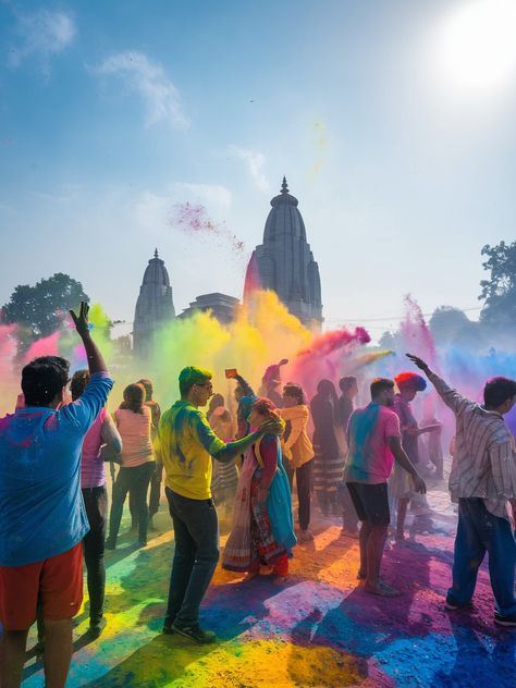 Experience the joy of Holi, where vibrant colors and lively celebrations unite people in a festival of love and friendship!   Join the fun and explore more exciting festivals across Asia! . #travelasia #travel #travelphotography #travelgram #asia #wanderlust #travelblogger #travelblog #asiatravel Folk Lore, India Travel Guide, Holi Celebration, Holi Festival, Color Festival, Life Board, Love And Friendship, Happy Holi, India Travel