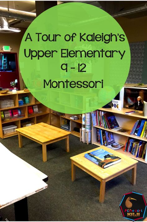 A Montessori 9-12 classroom tour #montessori #publicmontessori Upper Elementary Montessori, Elementary Montessori Classroom, Tour Montessori, Montessori Elementary Classroom, Elementary Montessori, Upper Elementary Reading, Montessori Elementary, Montessori Lessons, Classroom Tour