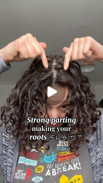 Curly Mushroom Brown Hair, How To Make Curly Hair Volumous, Straight Roots Curly Ends, How To Lift Roots Curly Hair, Styling My Curly Hair, Brush Style Wavy Hair, Curl Bowl Method, Curly Brush Styling, Restoring Curly Hair