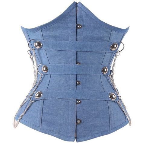 Feelingirl Women's Retro Goth Steampunk Underbust Waist Cincher... (£13) ❤ liked on Polyvore featuring intimates, shapewear, accessories, belts and corset Corset Halloween Costume, Corset Halloween Costumes, Steampunk Mode, Corset Steampunk, Retro Goth, Goth Steampunk, Jeans Trend, Corset Costumes, Burlesque Costumes