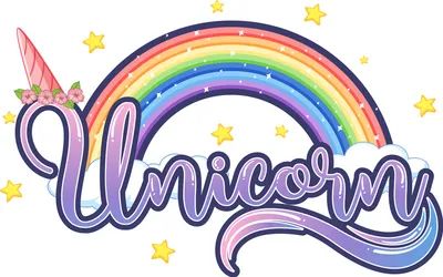 Unicorn magic horse rainbow icons Royalty Free Vector Image Elephant Logo Design, Unicorn Vector, Unicorn Logo, Cute Rainbow Unicorn, Dragon Silhouette, Logo Design Set, Unicorn Magic, Kids Logo Design, Unicorn Pictures