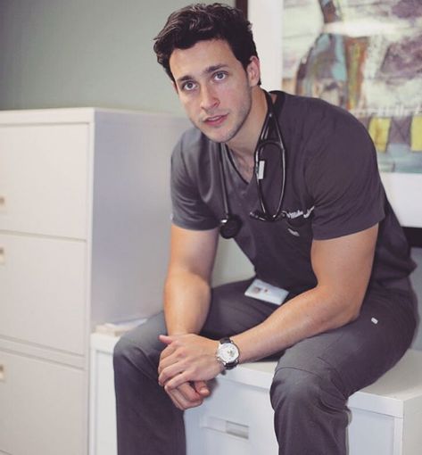 Hot Male Doctors In Scrubs, Hot Doctor Male Aesthetic, Male Nurse Aesthetic, Doctor Lifestyle, Mikhail Varshavski, Medical Scrubs Men, Dr Mike Varshavski, Mike Varshavski, Doctor Mike