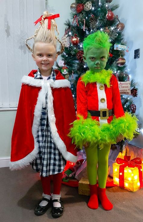 Grinch Outfit Ideas, Grinch Outfit, Whoville Costumes, Grinch Costume, Grinch Halloween, Seussical Costumes, Christmas Costumes Women, Grinch Costumes, Whoville Christmas