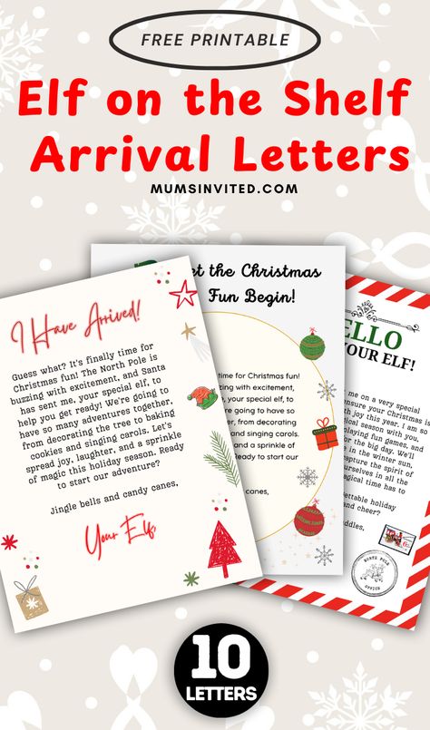 Kick off the 2024 Christmas season with our free Elf on the Shelf Arrival Letters! Ideal for first-time parents & teachers, these templates make welcoming one or two elves easy & fun. Choose from “I’m Back” notes, late arrivals, or second-year greetings – all in a charming, handwritten style. Perfect for toddlers, older kids, & classrooms, these short, ready-to-print letters bring Santa’s magic straight to your home or school. elf on the shelf arrival letter. Elf On The Shelf Note From Santa, Letter From Santa For Elf On The Shelf, Day 1 Elf On The Shelf Letter, Classroom Elf Welcome Letter, Introducing A New Elf Friend, Welcome Note Elf On The Shelf, Elf On The Shelf Is Back Letter, Elf On The Shelf Arrival Notes To Kids, New Elf Letter