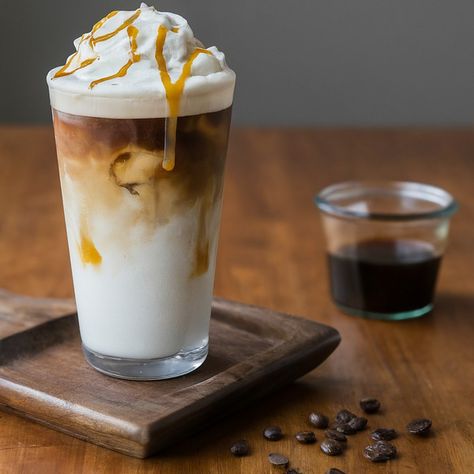 Iced Caramel Macchiato Recipe - Instacart Iced Caramel Macchiato Recipe, Espresso Caramel, Caramel Macchiato Recipe, Iced Caramel Macchiato, Macchiato Recipe, Ice Caramel Macchiato, Caramel Syrup, Caramel Latte, Vanilla Flavor