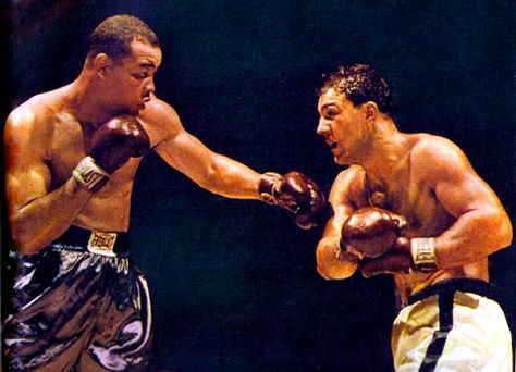 Joe Louis & Rocky Marciano Rocky Marciano, Broken Nose, Boxing Images, Boxing Videos, Joe Louis, Moving Backgrounds, Right And Wrong, Moral Values, Mike Tyson