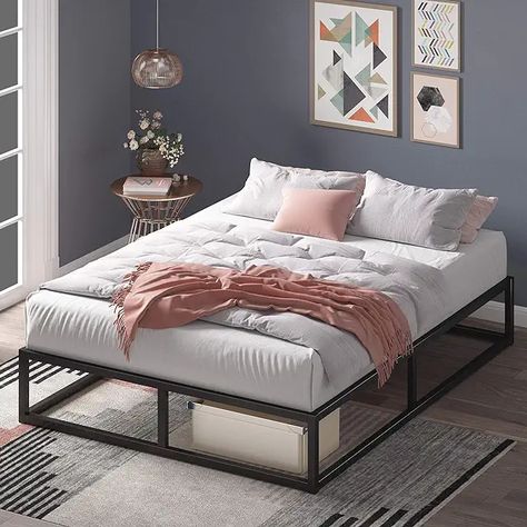 Low Profile Bed Frame, Twin Daybed With Trundle, Steel Bed Frame, Bed Platform, Steel Bed, Double Bed Frame, Daybed With Trundle, Wood Bed Frame, Mattress Foundation