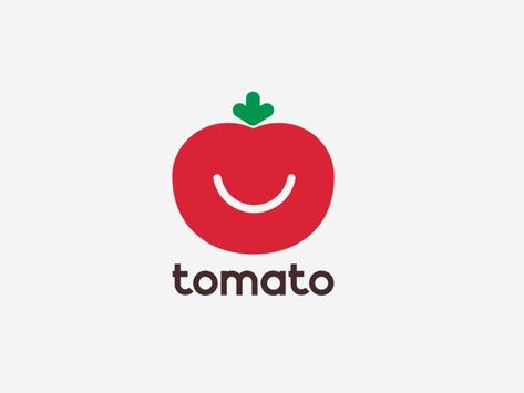 Tomato by Thet Paing Htwe on Dribbble Tomato Logo, Tomato Design, Fruit Logo Design, Planet Logo, Fruit Logo, Logo Sketches, Kids Logo Design, Farm Logo, Logo Design Ideas