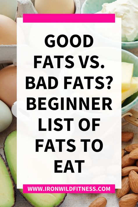 Good Fats To Eat, Good Fat Foods, Healthy Fats Foods, Reduce Thigh Fat, Back Fat Workout, Unsaturated Fats, High Fat Foods, Keto Fat, Fat Foods