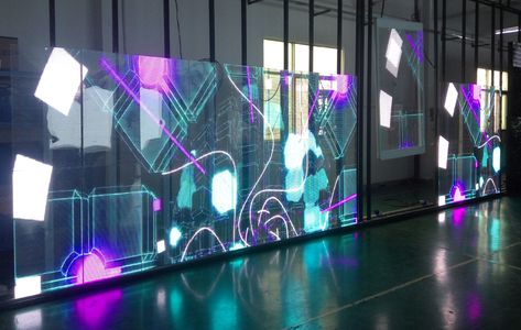 Transparent LED Screen,Transparent Glass Display - CONCRE Screened Porch Decorating, Timber Screens, Transparent Screen, Modern Screens, Led Video Wall, Led Display Screen, Market Displays, Projector Screen, Glass Facades