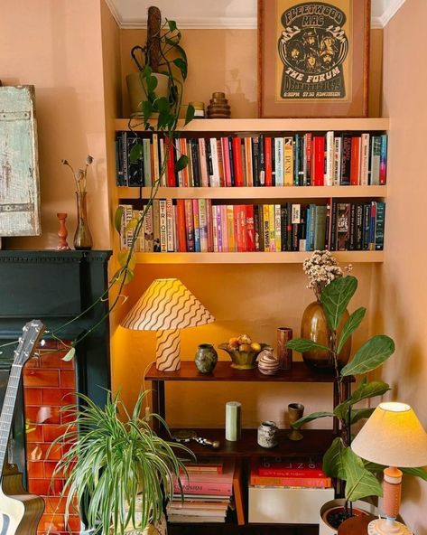 From colour drenching to pattern mixing, Scarlett (@scartlettsdreamhouse) has transformed this victorian terrace into a personality packed home full of vintage charm🌈 #myidealhome #idealhome #vintagehomes #victorianreno Colourful Family Home, Colourful Office, Colour Drenching, Victorian Terrace Interior, Victorian Terrace House, Colourful Home, Master Board, Office Colors, Victorian Terrace