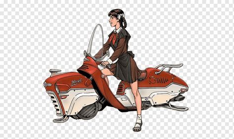 Bike Concept Art, Flying Motorcycle, Vespa Illustration, Motorcycle Png, Sleeping Beauty Ballet, Hover Bike, Bicycle Illustration, Bike Concept, Motorcycle Fashion