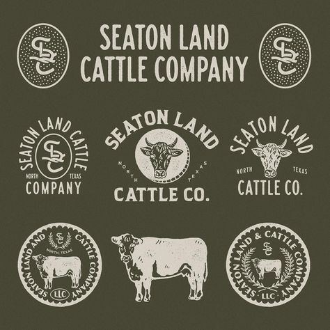 Cattle Branding, Texas Land, Cattle Brands, Vintage Badge, Welding And Fabrication, Badge Logo, Logo Illustration, Vintage Branding, Vintage Logo