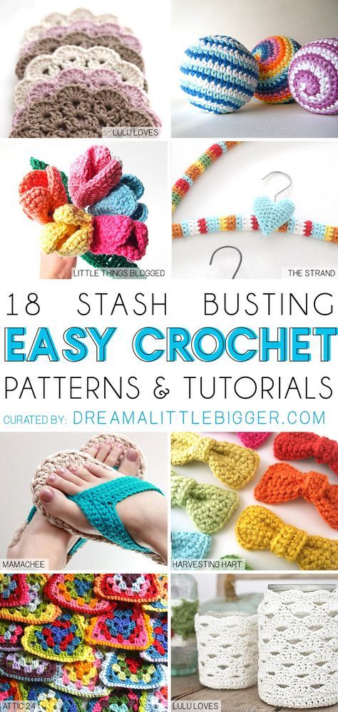 Bust that stash with these fantastic little projects perfect for some stash busting crochet! Crochet For Profit, Yarn Buddy Free Crochet Pattern, Crochet Patterns To Make And Sell, Scrap Yarn Patterns, Small Wearable Crochet Projects, Easy Small Crochet Patterns, What Crochet Items Sell Best, Free Crochet Patterns To Sell, Crochet That Sells