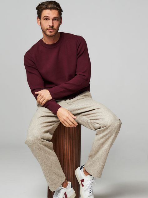 Intern Outfit Men, Men Maroon Outfit, Monochromatic Men Outfit, Soft Autumn Men Outfit, Men Professional Outfit, Soft Autumn Outfits Men, Deep Autumn Men Outfits, Maroon Outfit Men, Dinner Party Outfit Men