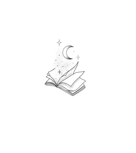 Tiny Book Tatoos, Moon And Books Aesthetic, Book Stick And Poke Tattoo, Notebook Tattoo Ideas, Book Compass Tattoo, Small Tattoo Ideas Books, Mini Book Tattoo Ideas, Moon And Book Tattoo, Small Book Tatoos