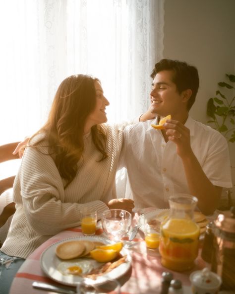 Breakfast is served 🥞🍳☕️ a bucket-list shoot crossed off my list! I’m dipping my toes into the world of documentary photography. It’s just the most beautiful art form Couldn’t be happier with the results of these, and the most perfect couple as my models 🫶🏻 hopefully more shoots like this to come! Lovers/models @debb_bio @elias_bio Concept/setup @_rachelsierraphoto #couple #love #breakfast #candid #documentary #dreamy #coupleshoot #cafe Prenup Shoot, Fam Pics, Breakfast Cafe, Perfect Couple, Be Happier, Documentary Photography, Couple Shoot, Art Forms, Engagement Session