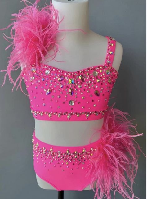 Jazz Dance Costumes Sassy, Sparkly Dance Costume, Pink Dance Costumes, Dance Moms Costumes, Cute Dance Costumes, Pretty Dance Costumes, Pageant Outfits, Dance Competition Costumes, Jazz Costumes