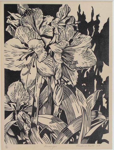 Plant Lino Print, Printmaking Flowers, Linocut Printmaking, Lino Art, Relief Printing, Silkscreen Print, Linocut Art, Architecture Concept Drawings, Everyday Art