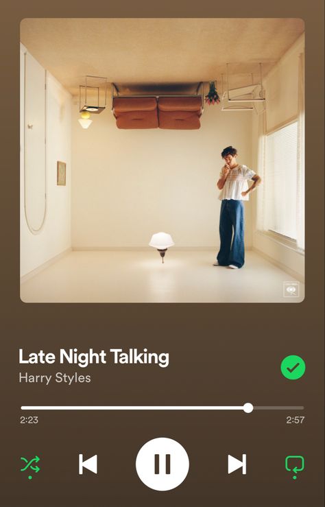 Late Night Talking, Harry Styles Songs, Style Lyrics, Late Night Talks, My Eyes, Spotify Song, Late Night, Aesthetic Photo, Harry Styles