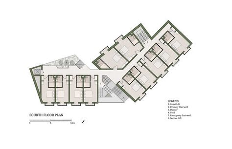 40 Room Boutique Hotel / Chris Briffa Architects,© Courtesy of Chris Briffa Architects Hotel Site Plan, Pendle Hill, Church Design Architecture, Boutique Hotels Design, Malta Valletta, Key West Hotels, Hotel Floor Plan, Plan Floor, Resort Interior