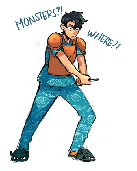 Pjo Tumblr, Percy Jackson Comics, Zio Rick, Rick Riordan Series, Percy Jackson Fan Art, Seaweed Brain, Percy Jackson Characters, Percy Jackson Memes, Leo Valdez