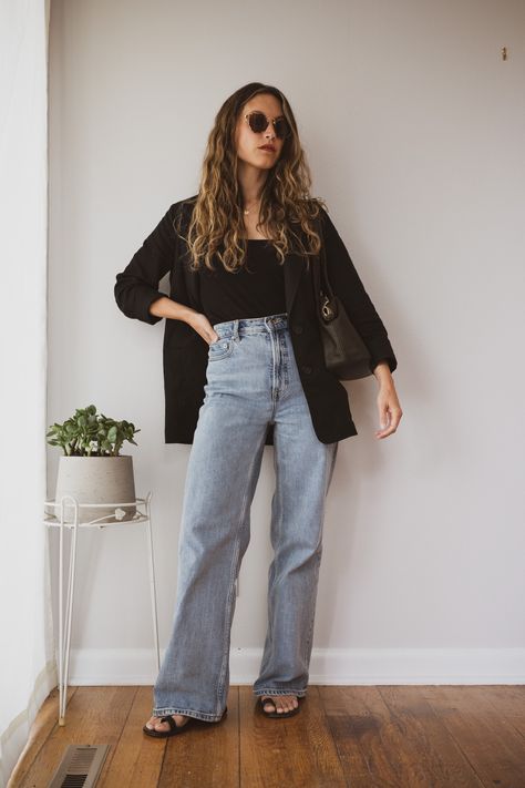 Ryder Polarized Acetate Sunglasses curated on LTK Full Length Jeans Outfit, Wide Leg Full Length Jeans, Minimalist Wardrobe Capsule, Full Length Jeans, Minimal Outfit, Wardrobe Inspiration, Belted Trench Coat, Acetate Sunglasses, Work Looks