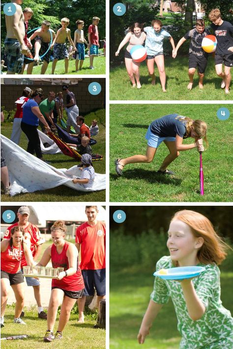 The BEST Fun Outdoor Party Games for Kids (& Adults!) Large Group Outdoor Games, Outdoor Party Games For Teens, Family Fun Games Outdoor, Adult Field Day Games, Adult Relay Race Games, Adult Outdoor Party Games, Relay Race Games For Adults, Fun Outdoor Party Games, Outdoor Party Games For Kids