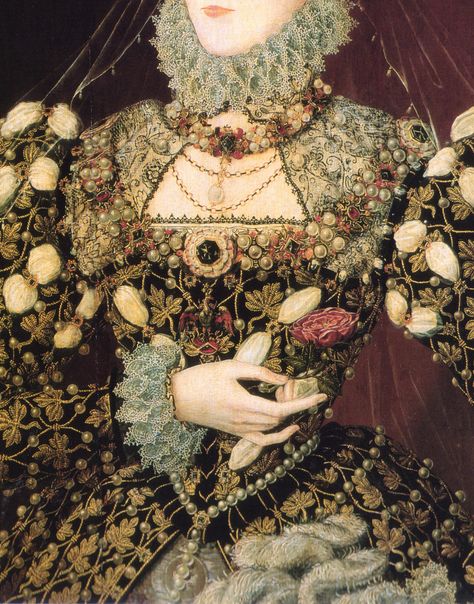 Paintings Of Women, Tudor Costumes, Elizabethan Era, Tudor Era, History Fashion, Elizabeth I, Arte Inspo, Colorful Portrait, Old Paintings