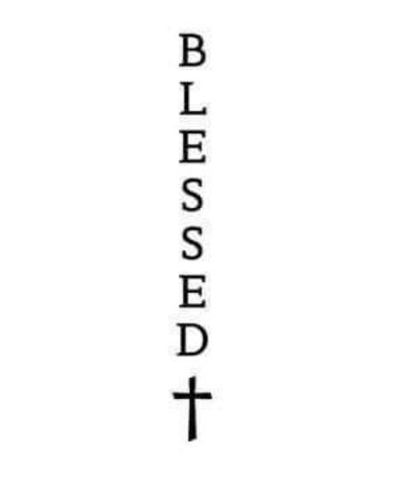 Blessed Tattoo Neck, I Belong To Jesus Tattoo, Christian Neck Tattoos, Romans 8 28 Tattoo, Blessed Neck Tattoo, Blessed Tattoo For Men, Side Forearm Tattoo Men Ideas, Tattoo Crab, Alex Tattoo